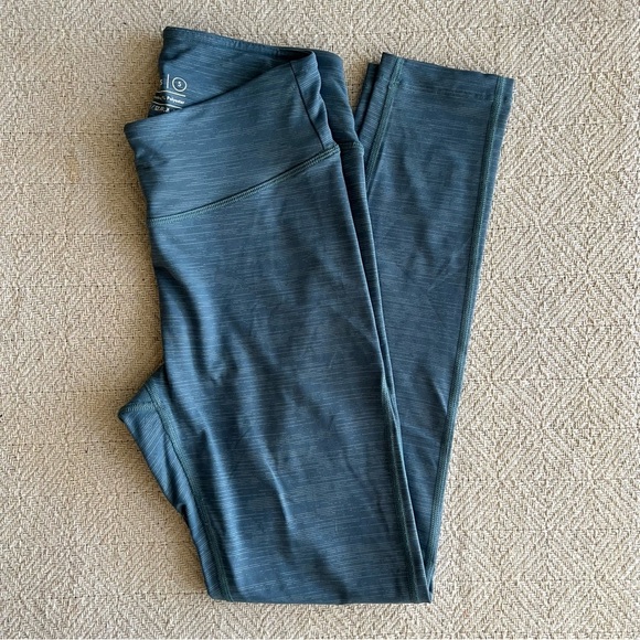 Outdoor Voices Warm Up Leggings Heathered Blue Size Small - Picture 1 of 5